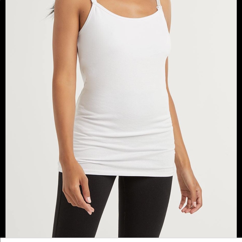 Lot of Thyme Maternity clip down tanks